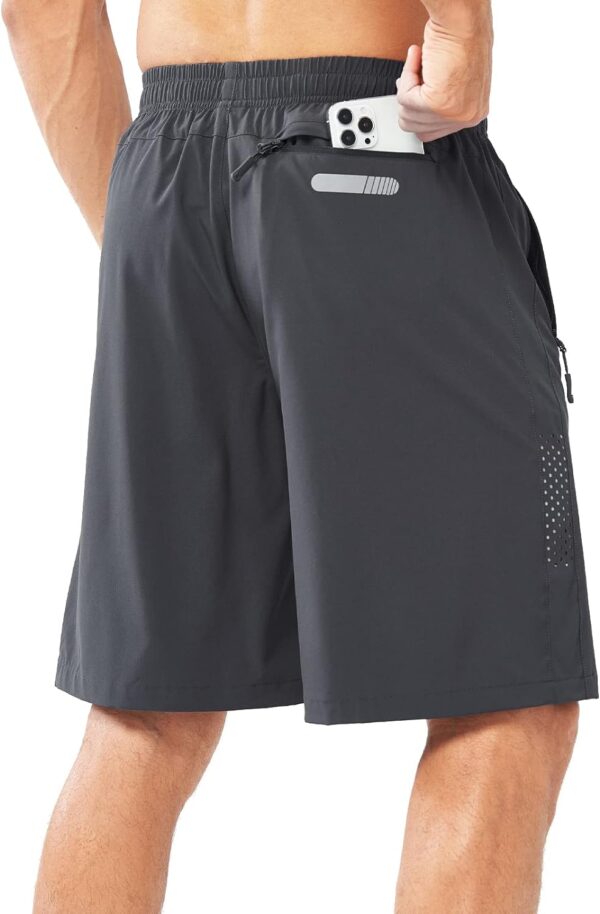 NORTHYARD Shorts de corrida atléticos masculinos de secagem rápida para treino 17,8 cm/12,7 cm/23 cm leve esportes academia basquete shorts caminhadas - Image 2