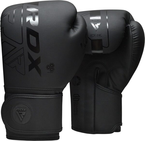 RDX Luvas de boxe para homens e mulheres, treinamento profissional, couro Maya Hide Muay Thai MMA Kickboxing, luvas de saco de pancadas pesado para adultos, luvas de treino com almofada de foco, palma