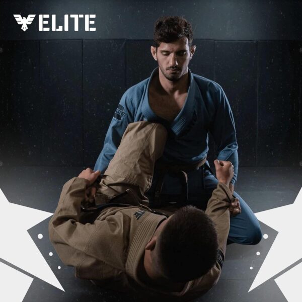 Elite Sports Bjj Gi for Men - Brazilian Jiu Jitsu Gi - Tecido pré-encolhido absorvente de suor - Lavável na máquina - Cinto branco grátis - Image 6